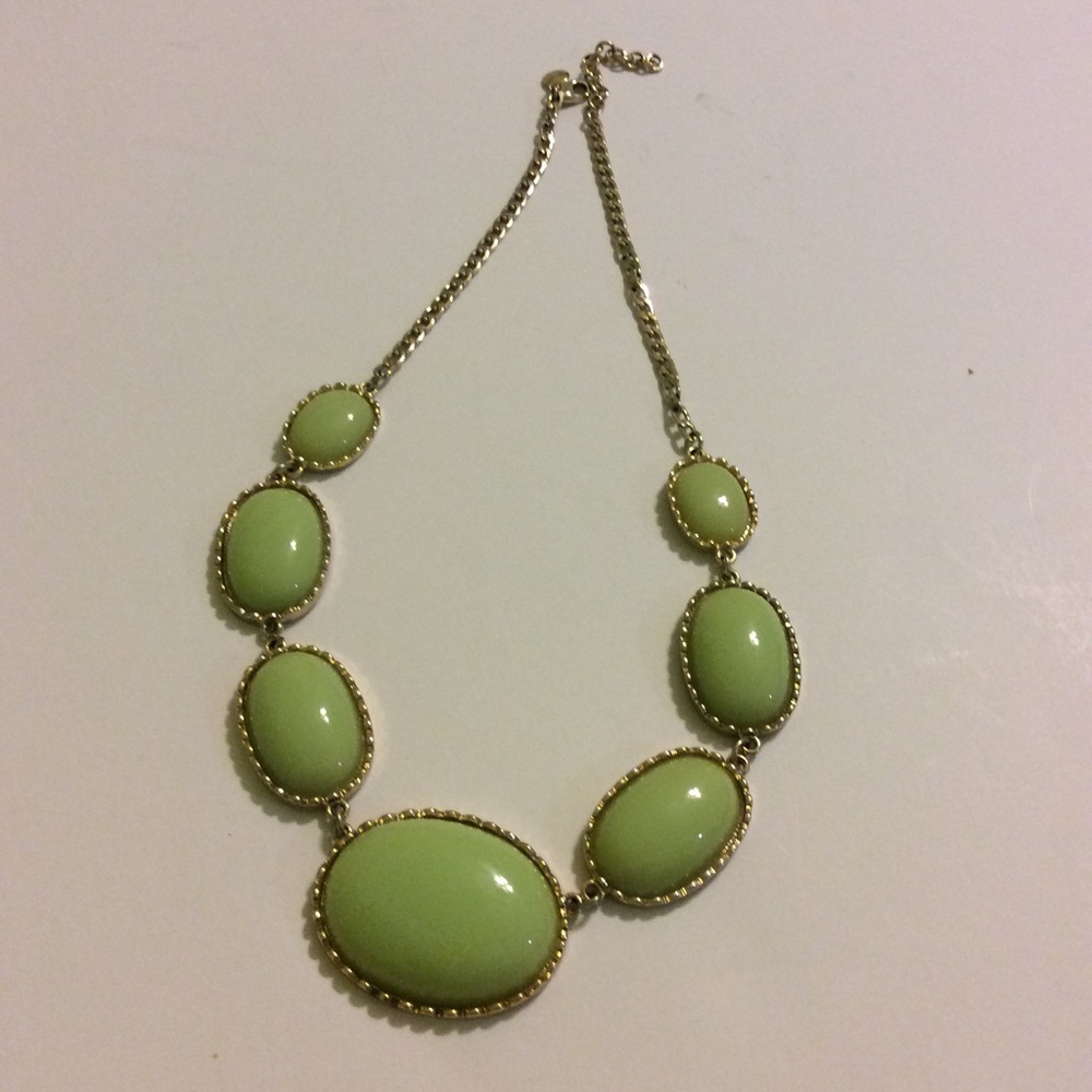 Mint Green J. Crew Neckalce